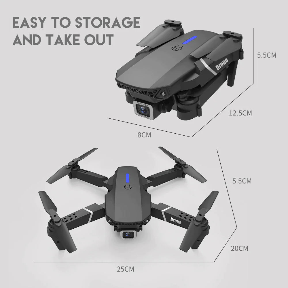 Drone with 4K HD Dual Camera Wifi