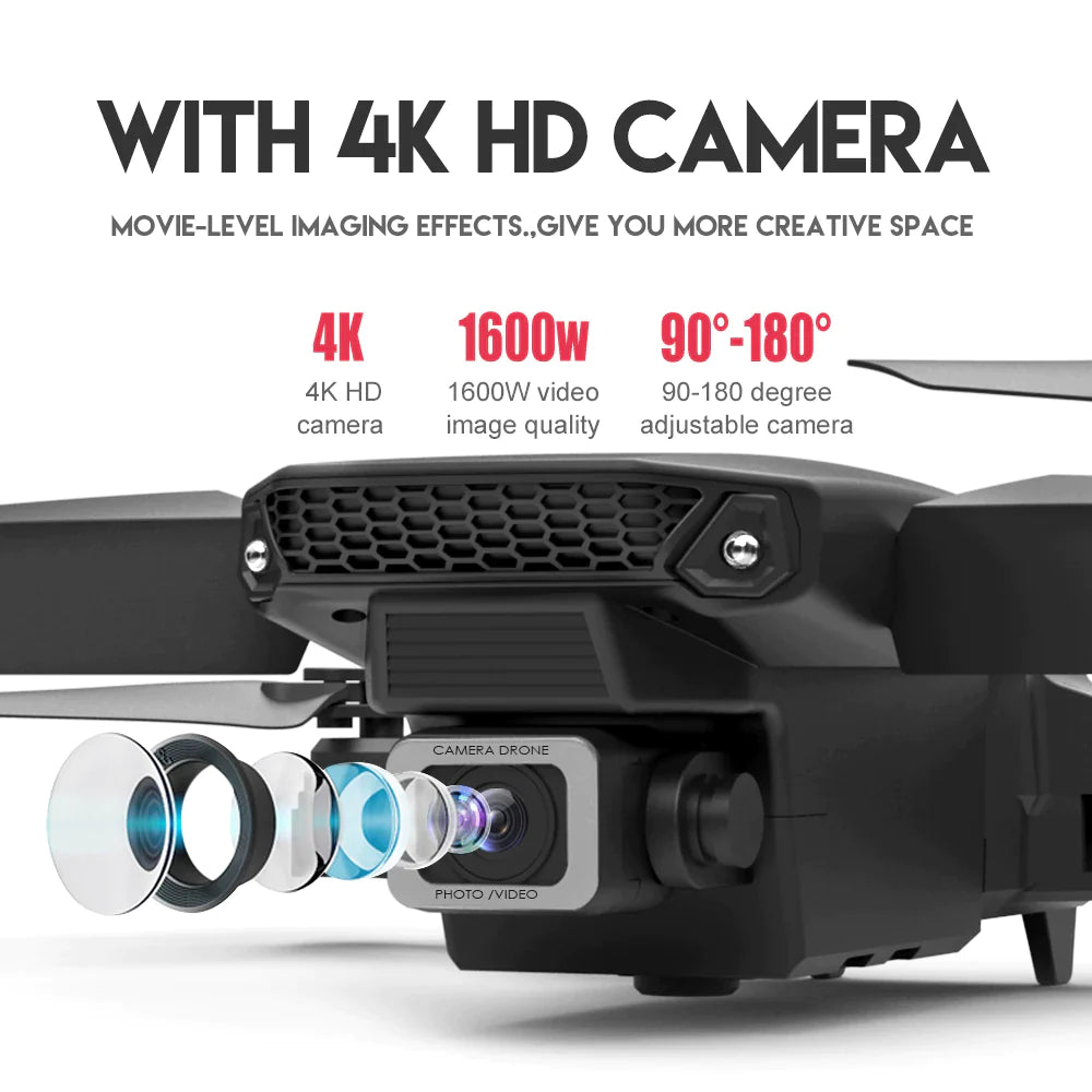 Drone with 4K HD Dual Camera Wifi