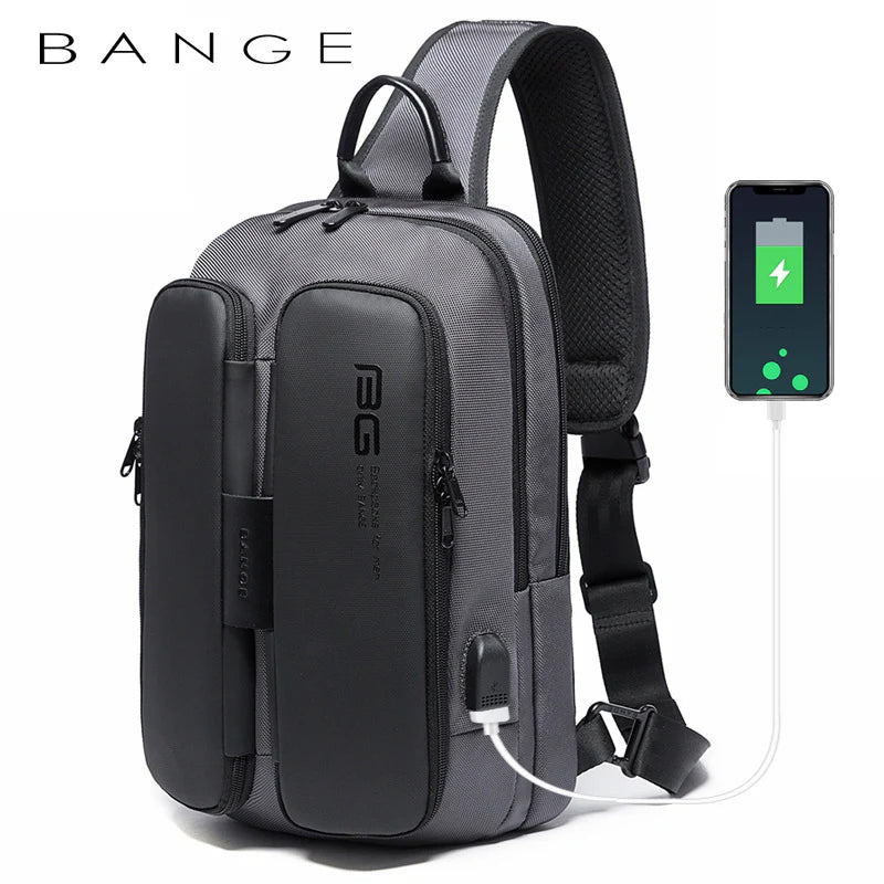 Multifuctional Shoulder Bag w/USB Technology