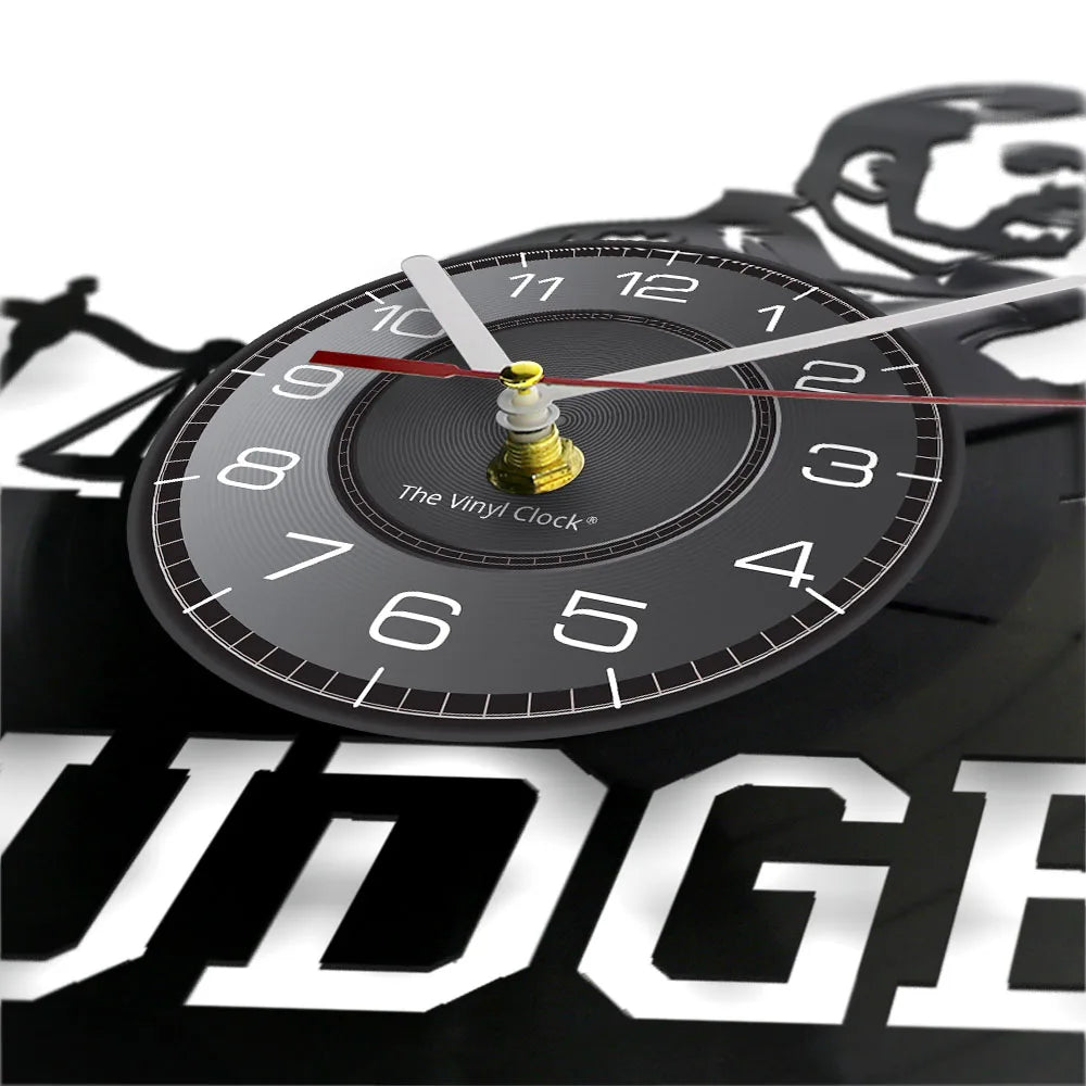 WALL CLOCK Justice Law - Judge Your Honor Vinyl Record