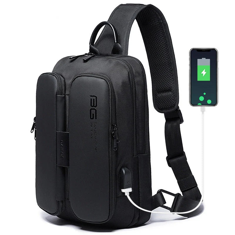 Multifuctional Shoulder Bag w/USB Technology