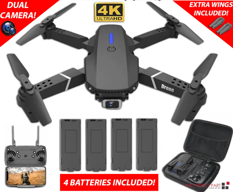 Drone with 4K HD Dual Camera Wifi