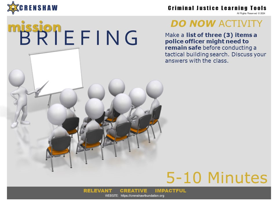 BUILDING SEARCH - Criminal Justice PowerPoint Lesson