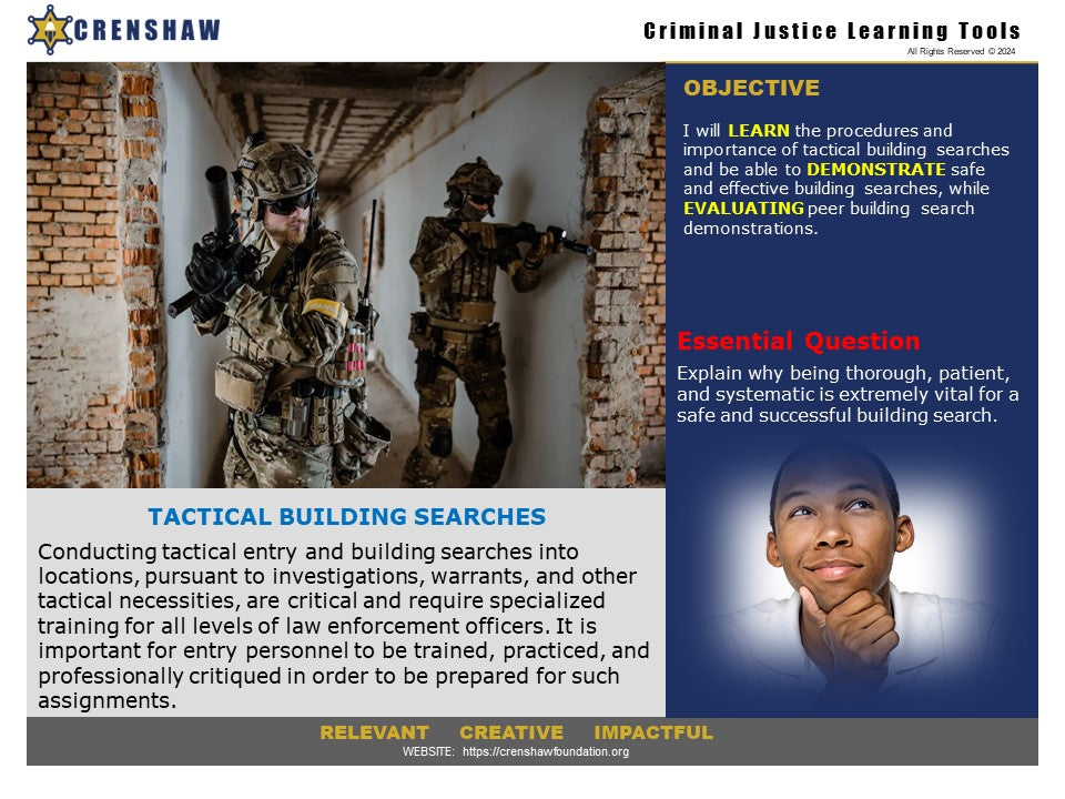 BUILDING SEARCH - Criminal Justice PowerPoint Lesson