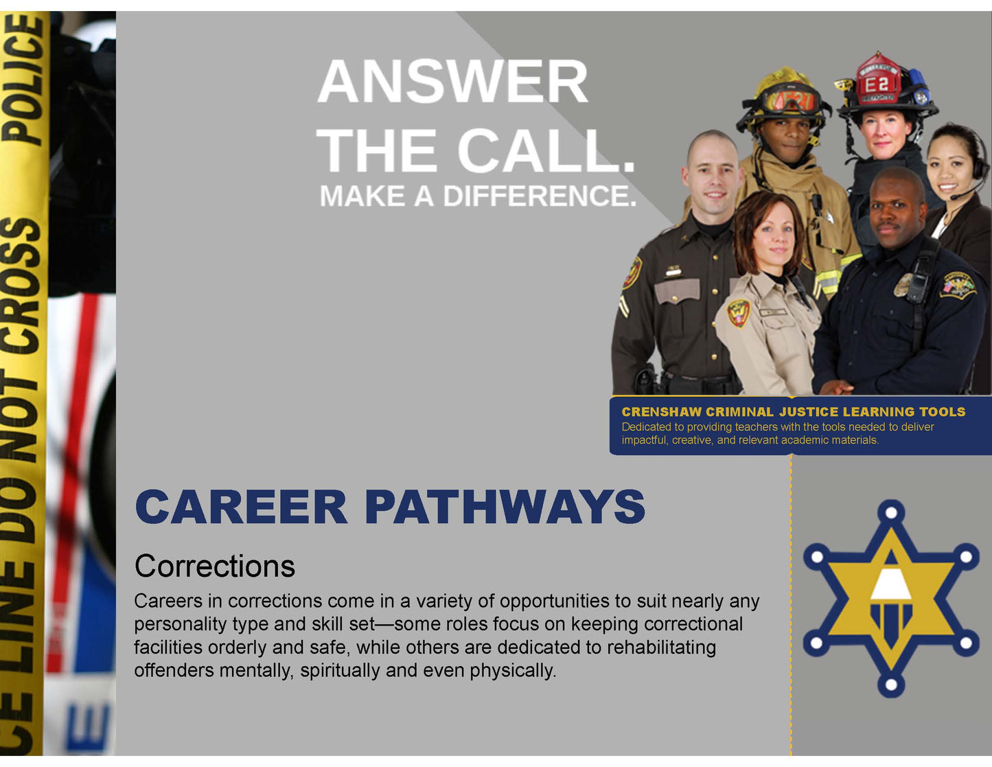 CAREERS IN CORRECTIONS - Criminal Justice PowerPoint