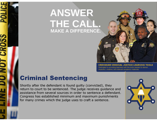 CRIMINAL SENTENCING - Criminal Justice PowerPoint Lesson