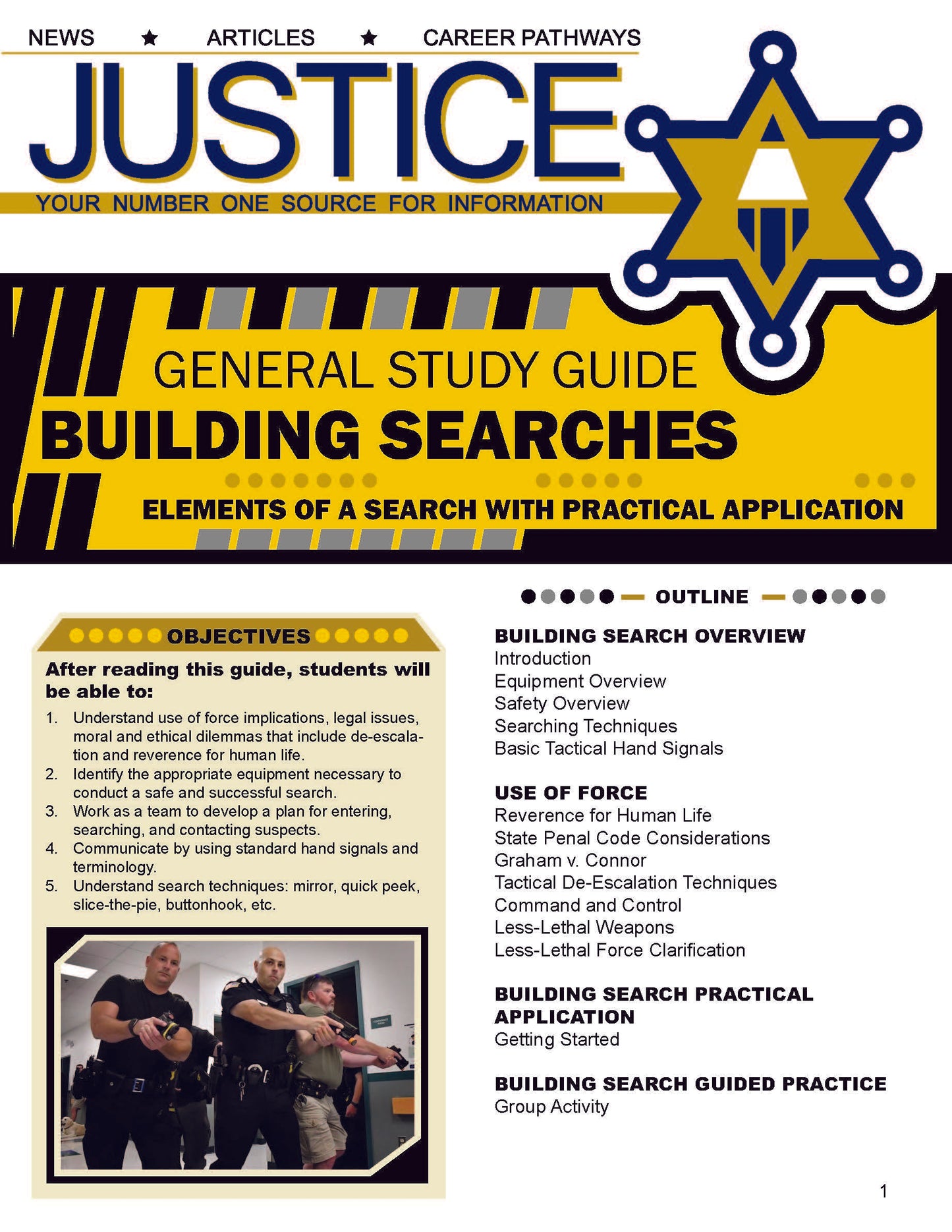 BUILDING SEARCH STUDY GUIDE - Criminal Justice Periodical