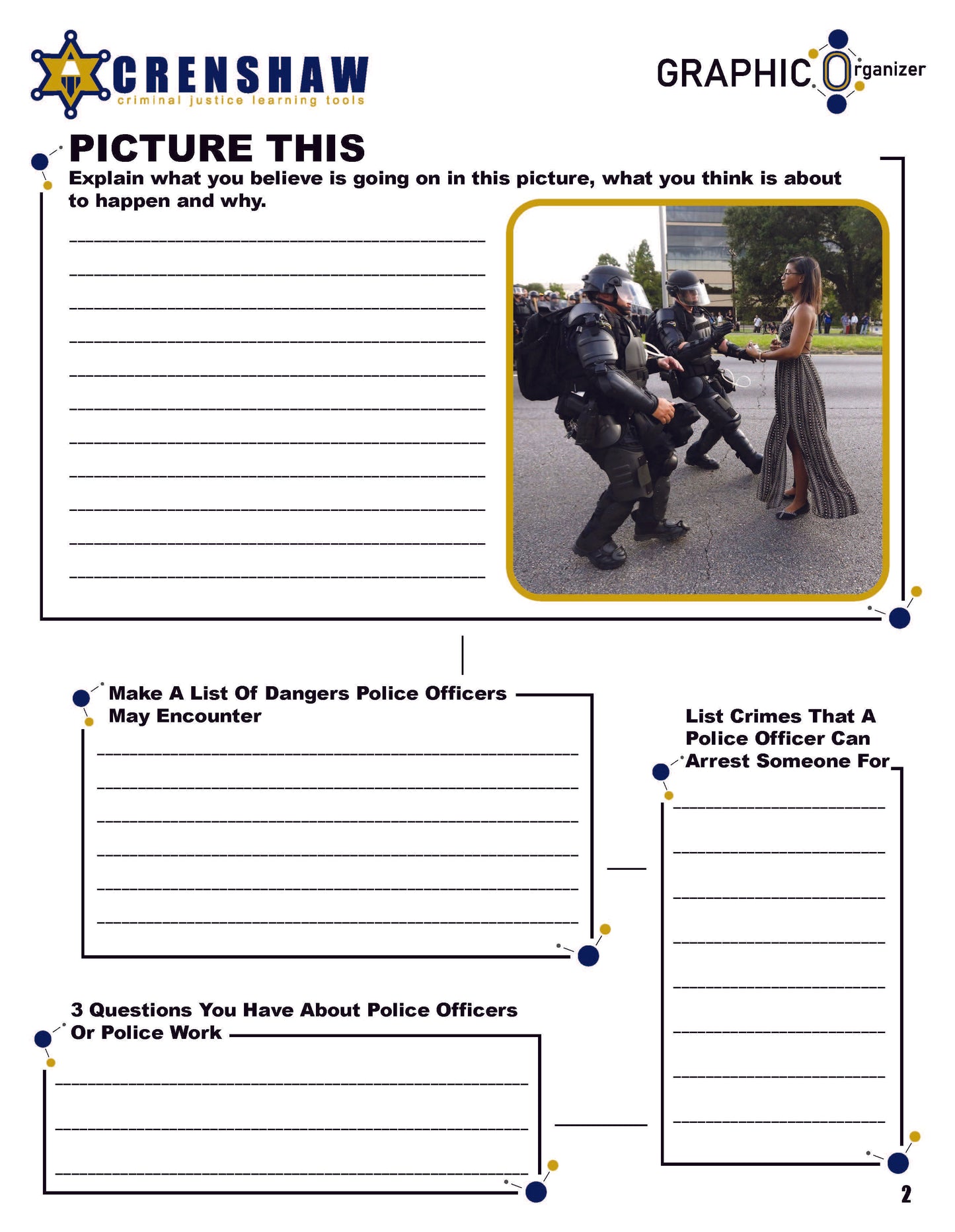 ALL ABOUT POLICE OFFICERS - Graphic Organizer