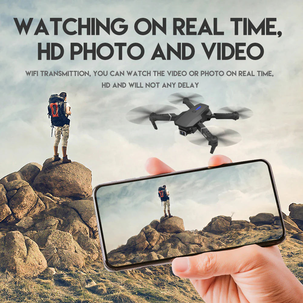 Drone with 4K HD Dual Camera Wifi